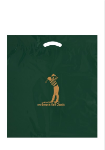 Die Cut Custom Plastic Bags 20x22x4 in Hunter