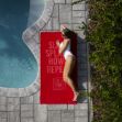 Heavyweight Colored Custom Beach Towels 35" x 70" 18 lbs/doz