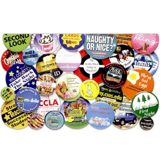 3" Round Buttons with Free Setup!