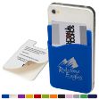 Silicone Mobile Device Pocket and Smart Phone Wallet with custom imprint