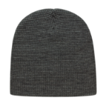 Waffle Beanie Dark Heather Gra