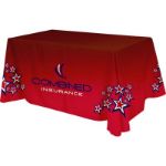 Custom 4-sided 6’ Table Cover in Full Color Digital
