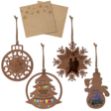 Wood Holiday Ornament customized with your logo