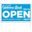 Double Sided Union Made Political Yard Signs in Bulk with Easy Install Frame Large Size