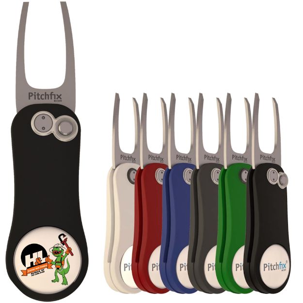 Pitchfix Original 2.0 Divot Tool with Custom Logo