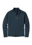STIO Men's Wilcox Sweater Fleece Jacket in Mountain Shadow Blue